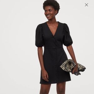 Puff sleeved Cotton Dress